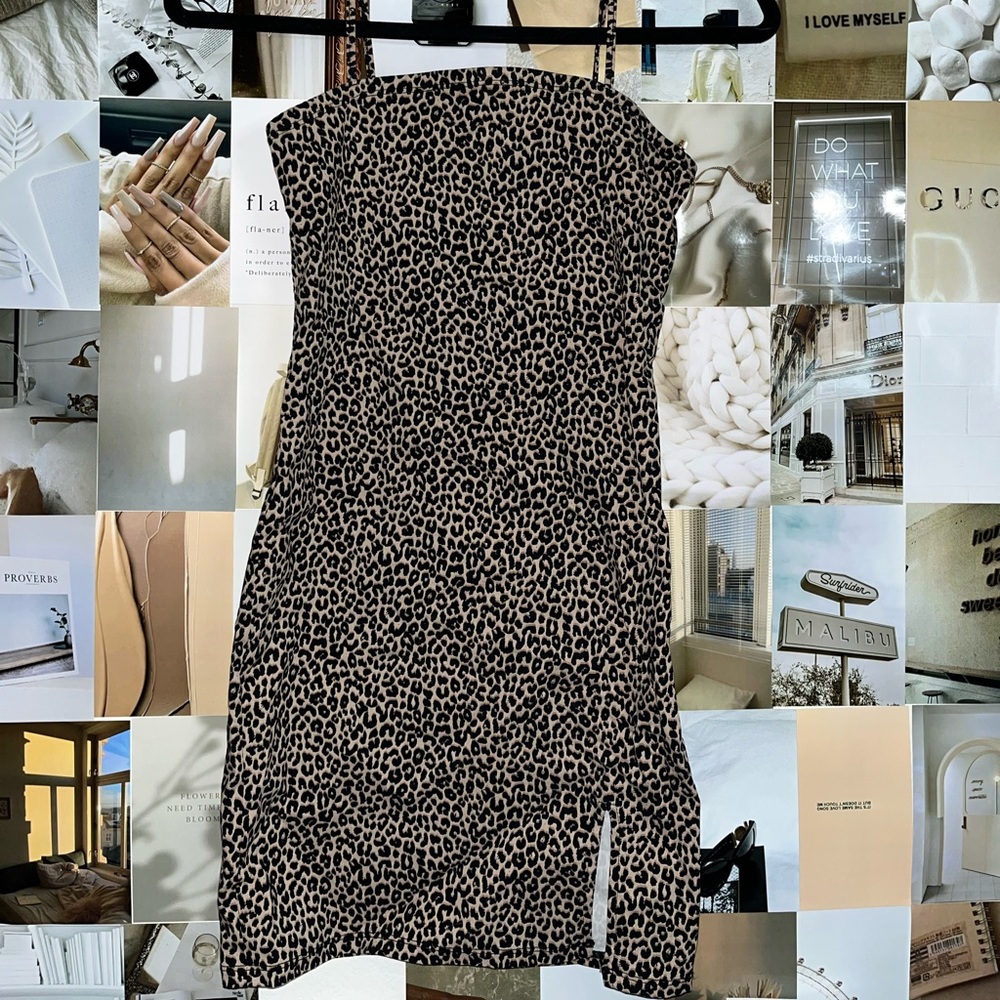 Cheetah Print BodyCon Dress